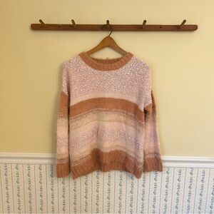 Forever 21 Striped Eyelash Sweater